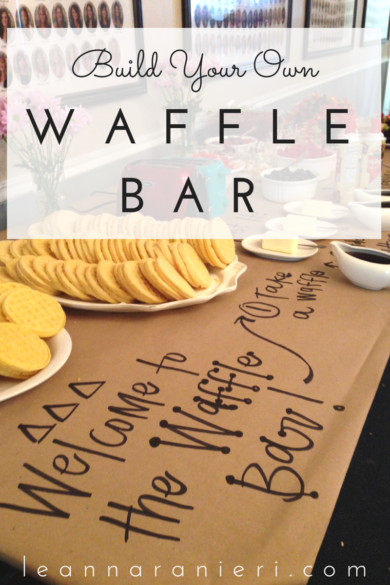 Build Your Own Waffle Bar
